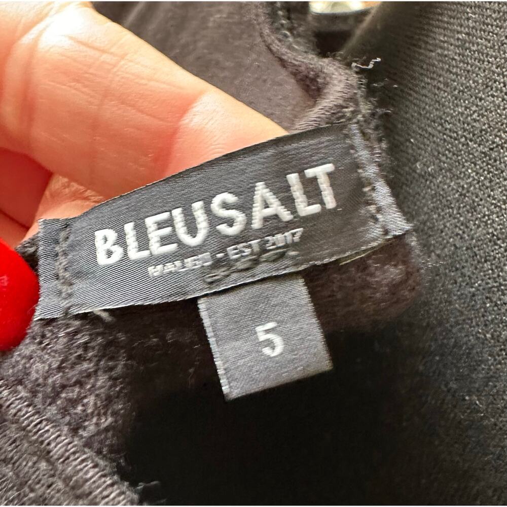 BLEUSALT - The Slip Dress- Sz 5 (16-18) - Black - Picture 13 of 13